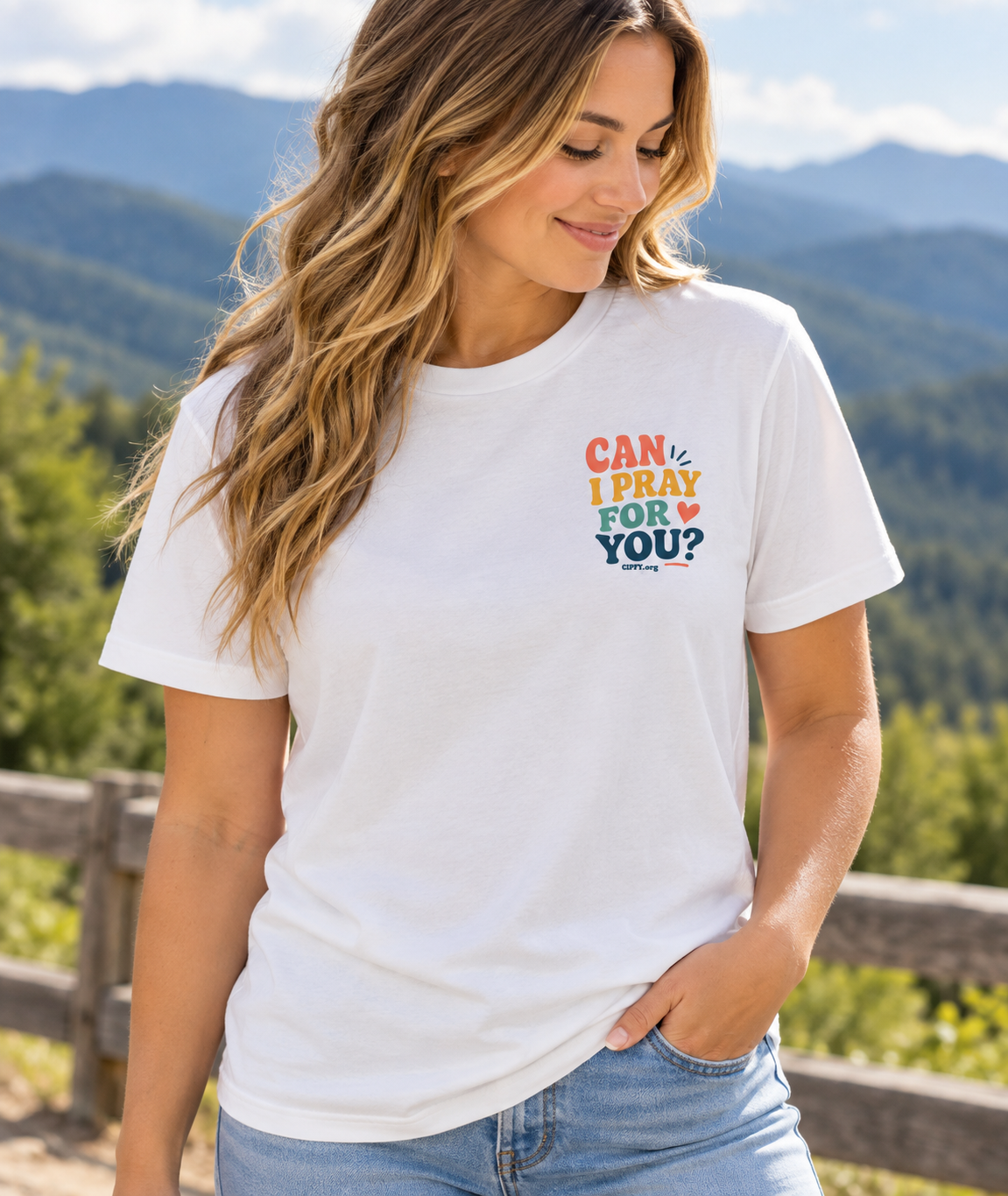 Can I Pray For You? Tee – Retro Joy